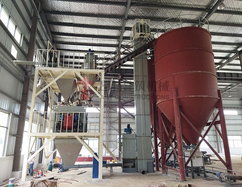 State-of-the-art dry mix mortar plant technology